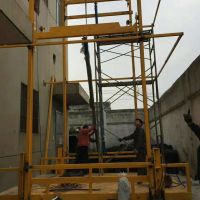 溫州超波起重液壓升降平臺安裝現場