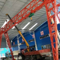 寧波慈溪龍門(mén)起重機(jī)施工現(xiàn)場(chǎng)