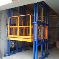 遼寧沈陽定做導(dǎo)軌液壓貨梯