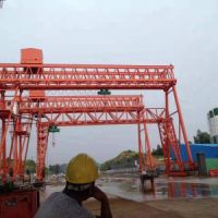 福建泉州花架門式起重機施工現場