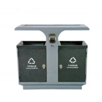 河南天祥戶外垃圾箱環衛垃圾桶二分類果皮箱可批發定制廠家直銷