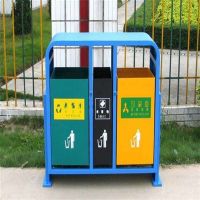 河南天祥室外垃圾箱三分類果皮箱戶外垃圾桶量大  支持批發定制