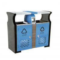 河南天祥環衛垃圾桶鍍鋅垃圾箱二分類垃圾桶支持批發定制廠家直銷