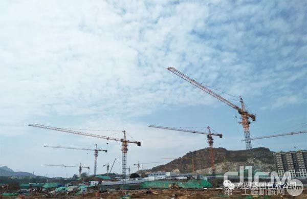 方圓塔機施工現場